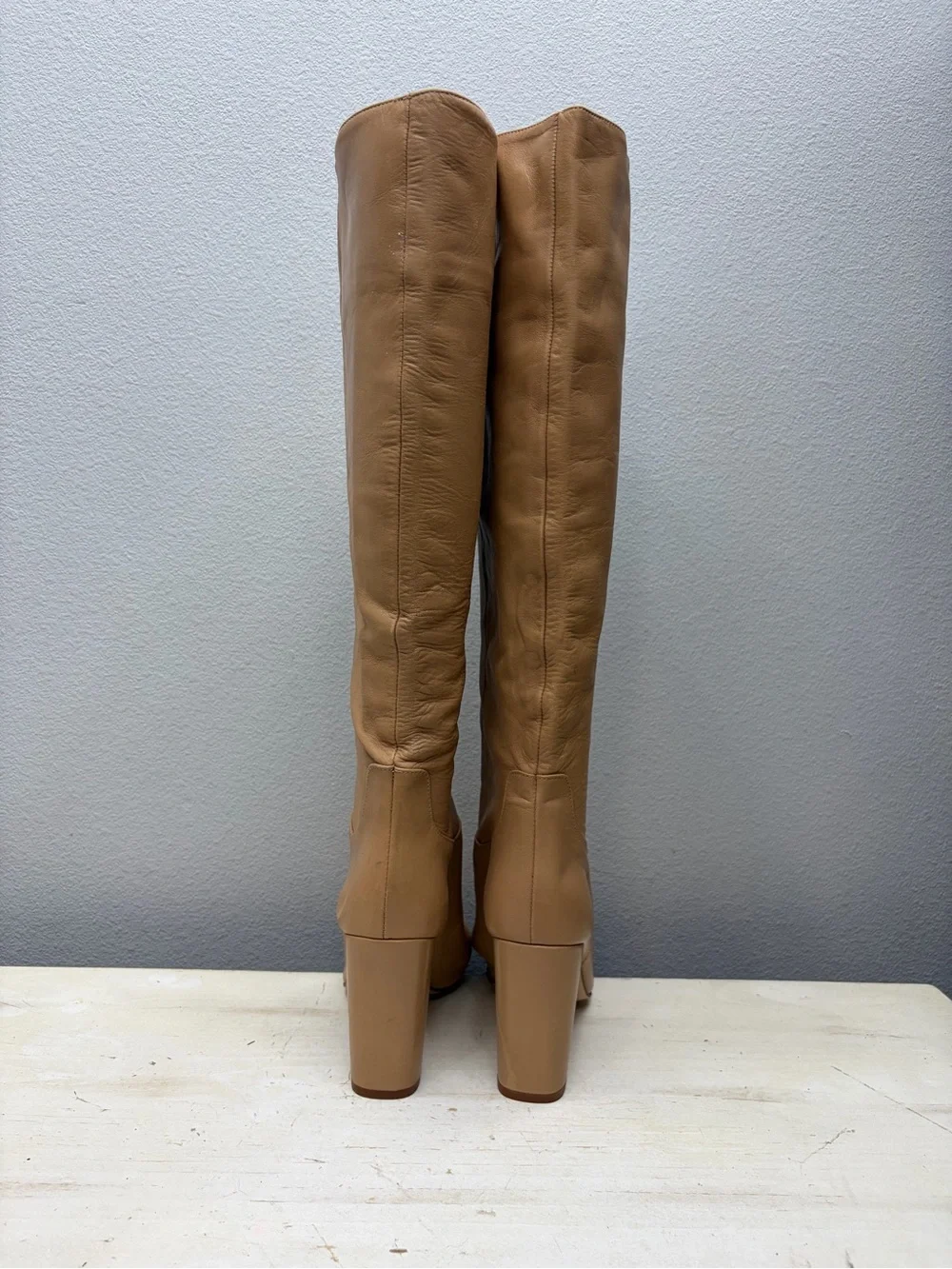 Zara beige leather